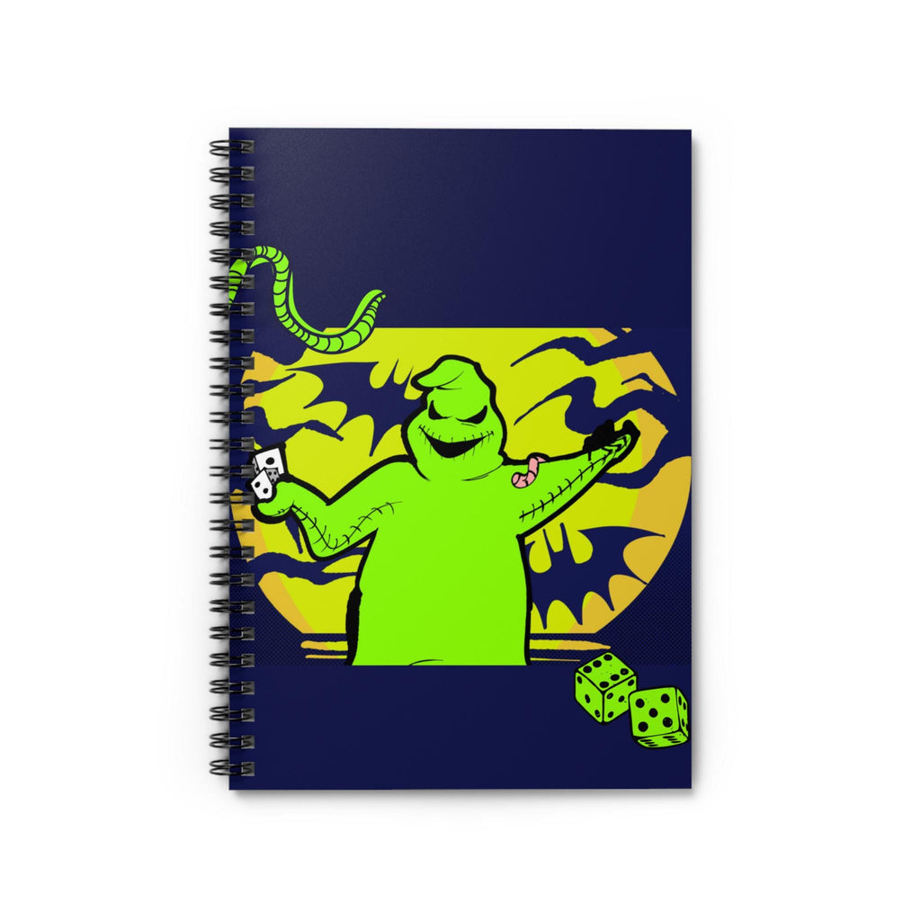 Oogie Boogie Spiral Notebook: Nightmare Before Christmas Inspired Art