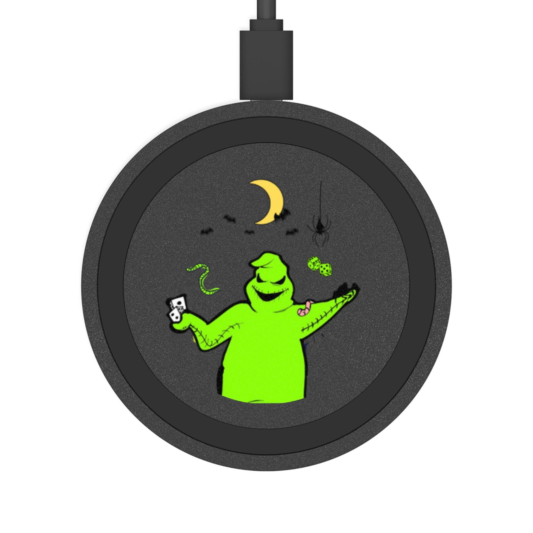 Oogie Boogie Wireless Charger: Nightmare Before Christmas Fan Art