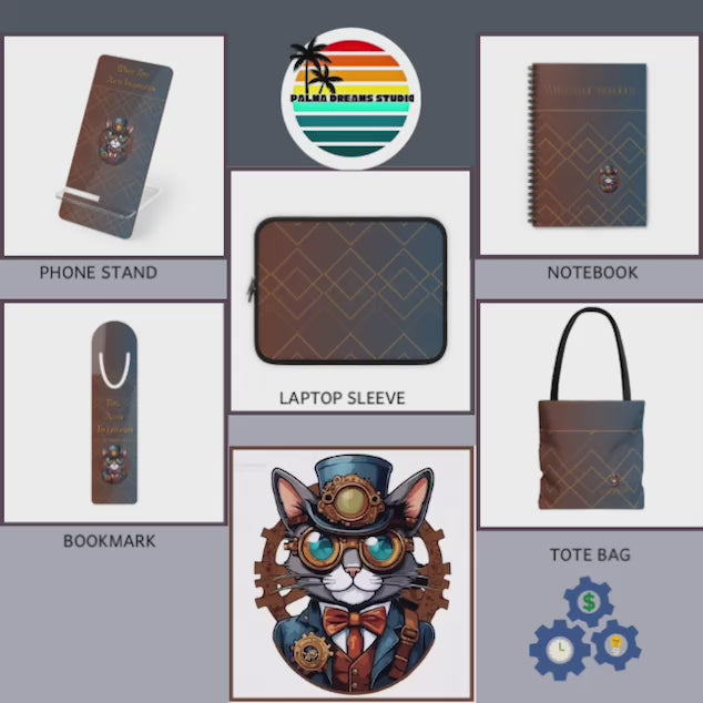 Phone Stand, Where Time Meets Imagination, Docking Station, Tech Gadget, Desk Organizer, Smartphone Holder